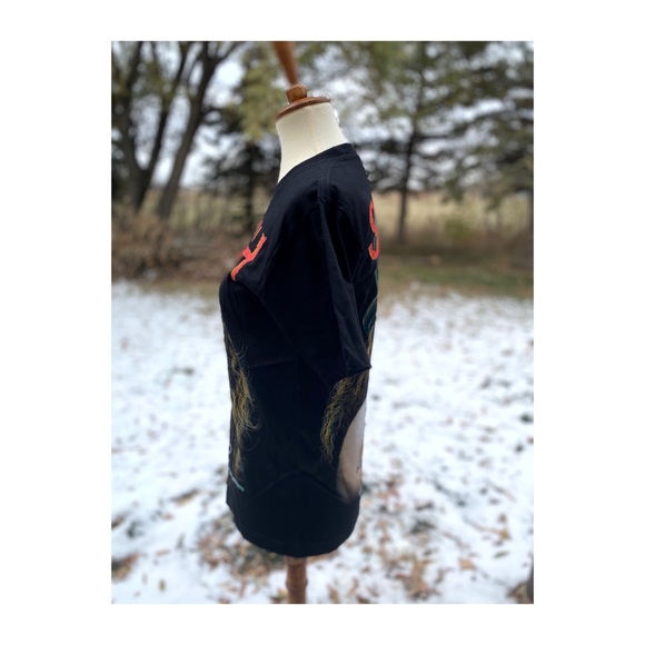 SOLD Rock Chang SLASH  TShirt Top Hat Handpainted - Picture 9 of 11